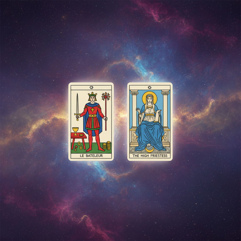 Tarot de Marselha vs Rider-Waite: Qual Escolher em 2026?